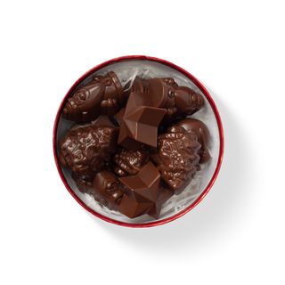 Bola de Natal Grande Chocolate negro 100 gr