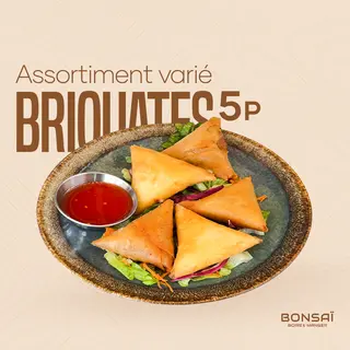 Assortiment Varié De Briouates -5pièces