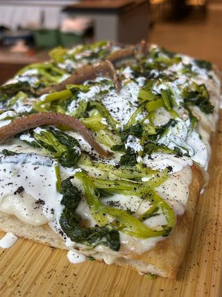 Cime e crema  teglia 