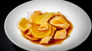 038 Pollo con patate alla piastra