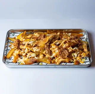 Patatas cheese pulled