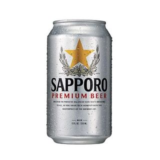 Cerveza Sapporo lata 330ml.
