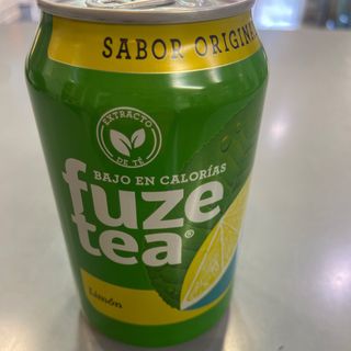 FuzeTéa Negro Limón lata 330ml.