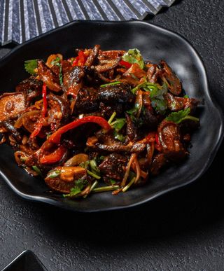 Жареные грибы шиитаке  (250 г)