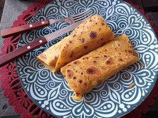 Chapati Egg Roll