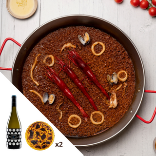 Paella para Dos (+2 postres +1 vino)