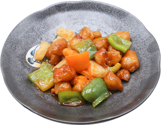 316 - Pollo Fritto in Salsa Agrodolce