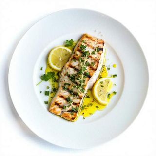 Pescado Con Bambú Y Setas