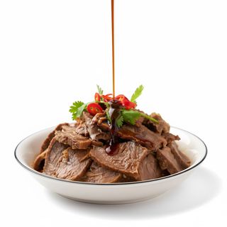 Fettine di manzo marinate in salsa di soia