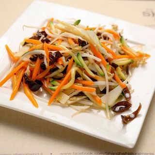 Misto di verdure saltate con zenzero