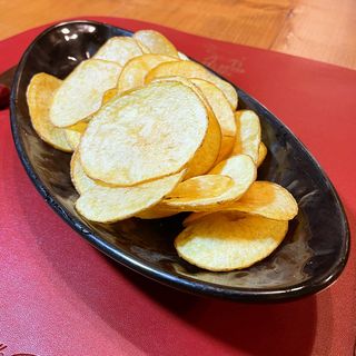 Chips e fiocchi di sale