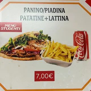 Menù studenti  