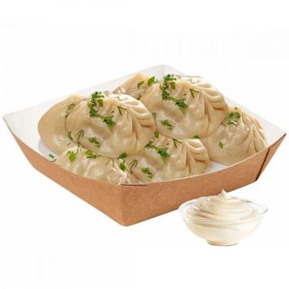 Манты с мясом и картошкой (7 шт.)