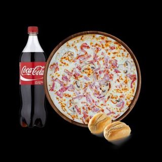 Menu Pizza &  Pão de Alho Mozzarella