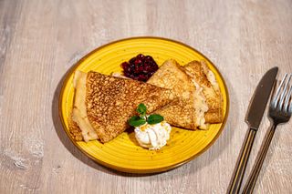 Post - Clatite de post cu vișine - post