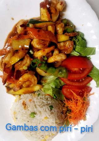 31.Gambas com Piri-Piri（香辣虾）