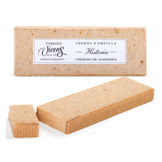 Turrón Historia Cremoso de Almendras Vicens Tabla 500 Gr.
