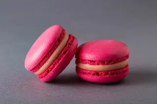 Macarons cu gust de Capsuna, 18g