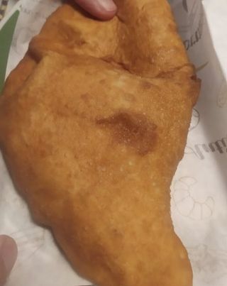 Panzerotto fritto con carciofini