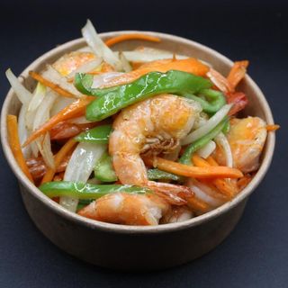 Gambas Crujientes Con Sal Y Pimienta