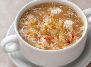 Zuppa di Granchio con Asparagi