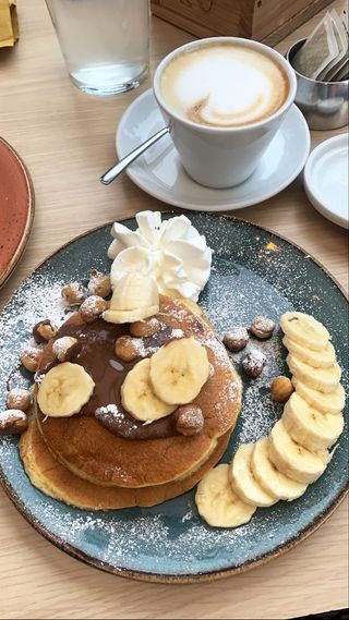 Pancakes Nutella, Banane