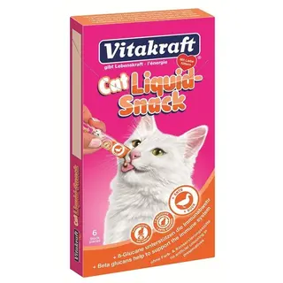 Snacks lichid Vitakraft pentru Pisici, Rata/Beta Glucan, 90g