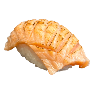 Nigiri z łososiem przypalonym