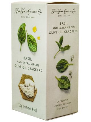 Crackers Albahaca The Fine Cheese Co 125 Gr 