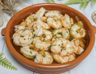 Tapa De Langostinos Al Ajillo
