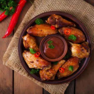 Alitas de Pollo con salsa Sweet & Chili x 6