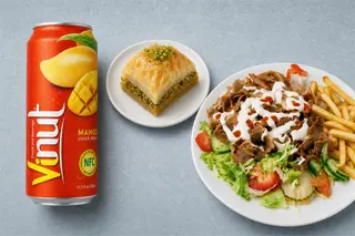 Zarin Danie Na Talerzu  + Napój Mango 330 ml + Baklava