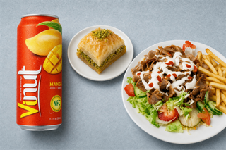 Zarin Danie Na Talerzu  + Napój Mango 330 ml + Baklava