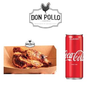 Mezzo Pollo Soia e Agrumi + Bevanda a scelta