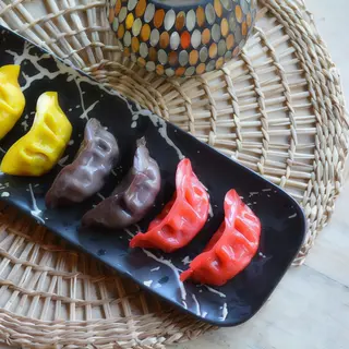 gyozas de tomate ternera y queso