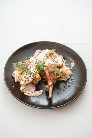 Tomahawk de porc la Josper