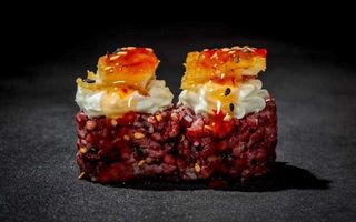 298. Black polo roll