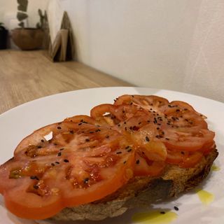 Tosta de hogaza de masa madre