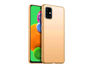 Силиконов калъф Level Guardian матиран - Samsung Galaxy A41, златист