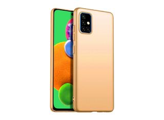 Силиконов калъф Level Guardian матиран - Samsung Galaxy A41, златист