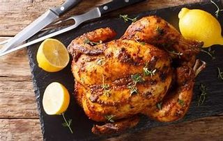 Plat Poulet Rôtie Sec