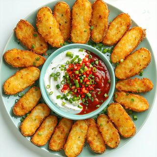 Patate fritte dippers grandi