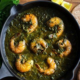 Prawn Saag