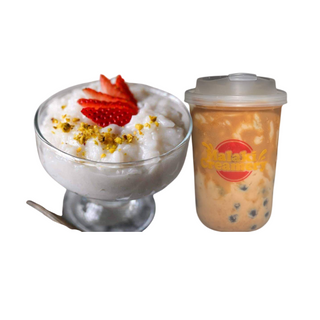 Rice Pudding & Boba Shake (Regular)