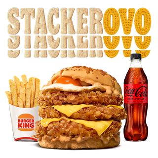 Stacker Triple Ovo Crispy Menu