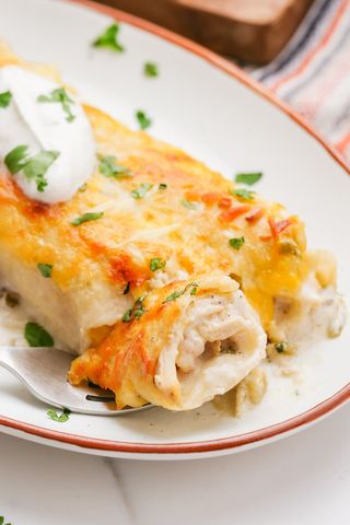 Sour Cream Chicken Enchiladas