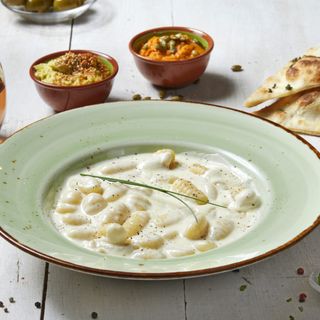 Gnocchi amb Salsa de Formatge Scamorza