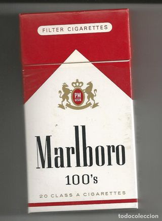 Paquete tabaco marlboro
