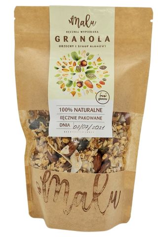 GRANOLA ORZECHY I SYROP KLONOWY 360G MALU