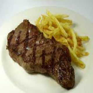Filete de ternera con patatas